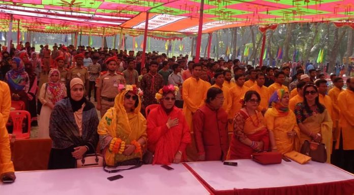 বসন্তের অপরূপ সাজে মুখরিত ভোলা সরকারি কলেজ ক্যাম্পাস