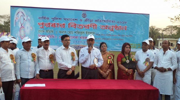 ভোলায় পুলিশের বার্ষিক ক্রীড়া প্রতিযোগীতা ও সমাবেশ