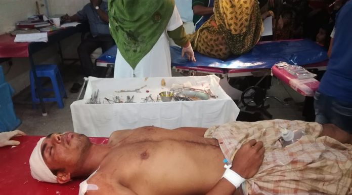 ভোলা আলীনগরে গাছ কাটাকে কেন্দ্র করে সংঘর্ষ আহত ৩