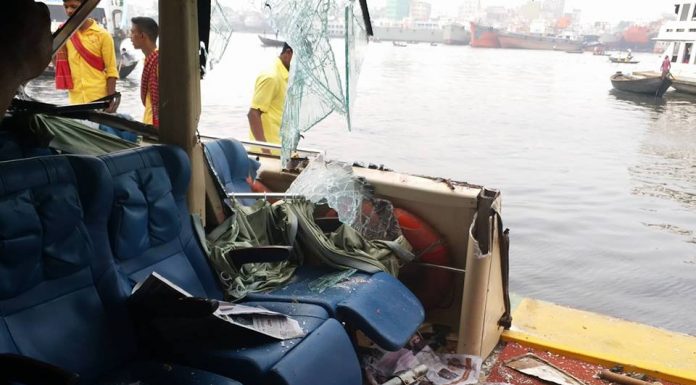 আবারো দুর্ঘটনা কবলিত গ্রীন লাইন