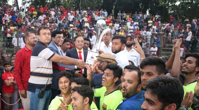 ভোলায় টুটুল স্মৃতি ফুটবল লীগের ফাইনাল খেলায় শিশির মেমোরিয়াল চ্যাম্পিয়ন