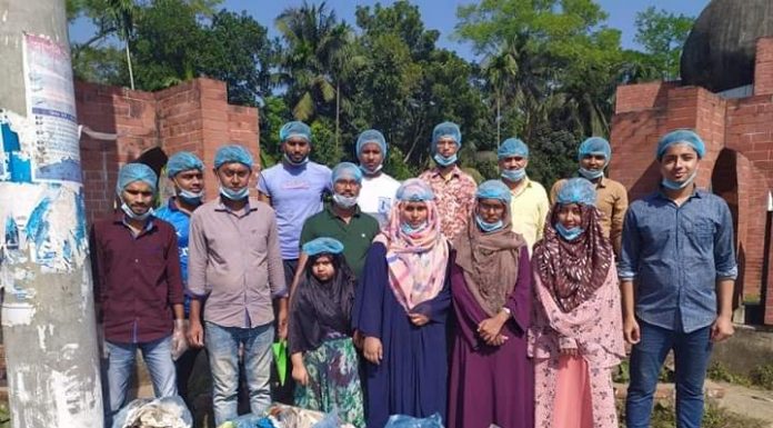 পরিচ্ছন্ন ভোলা গড়ার প্রত্যয়ে সেচ্চাসেবি সংগঠন বিডি ক্লিনের পরিচ্ছন্নতা অভিযান