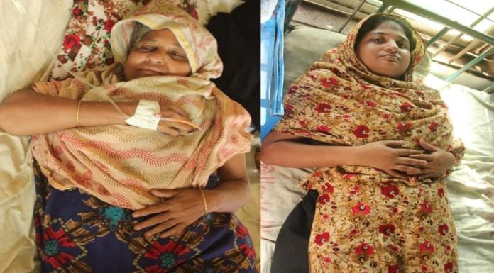 চরফ্যাশনে জমি দখলের চেষ্টা মা-মেয়েকে পিটিয়ে জখম