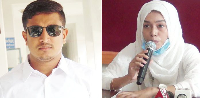 ভোলায় ছাত্রলীগের সভাপতির বিরুদ্ধে বোন পাপিয়া চৌধুরীর সংবাদ সম্মেলন