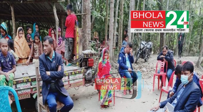 ভোলায় ৯৯৯ কল দিয়ে বাল্যবিয়ে থেকে রক্ষ্যা অষ্টম শ্রেণীর ছাত্রীর