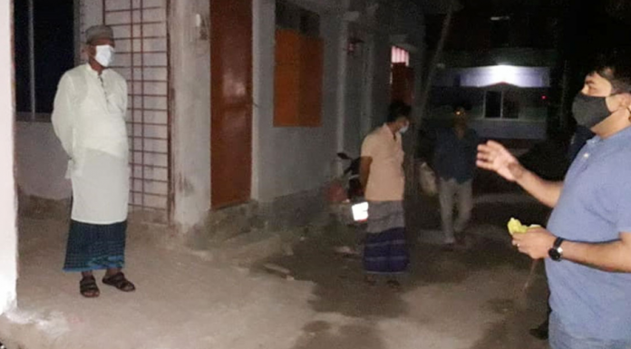 ভোলায় ভারত ফেরত শিক্ষকের বাড়ি লকডাউন