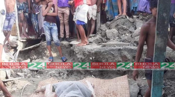 দৌলতখান মেঘনার তীরে অজ্ঞাত যুবকের লাশ উদ্ধার