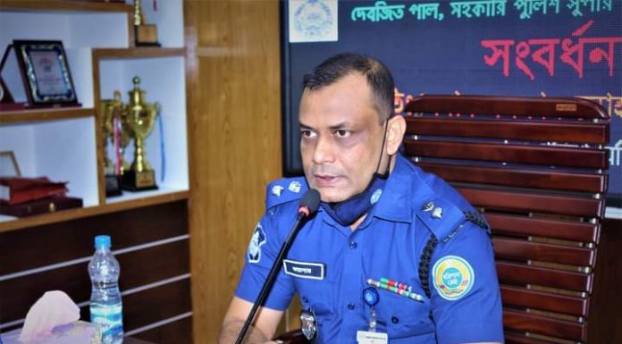 ভোলায় সহকারি পুলিশ সুপার’র বিদায় সংবর্ধনা