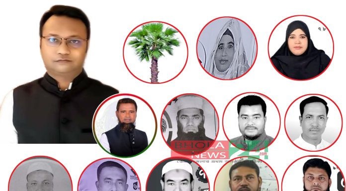 তজুমদ্দিনের সোনাপুর ইউপি নির্বাচনে বিজয়ীরা কে কত ভোট পেলেন